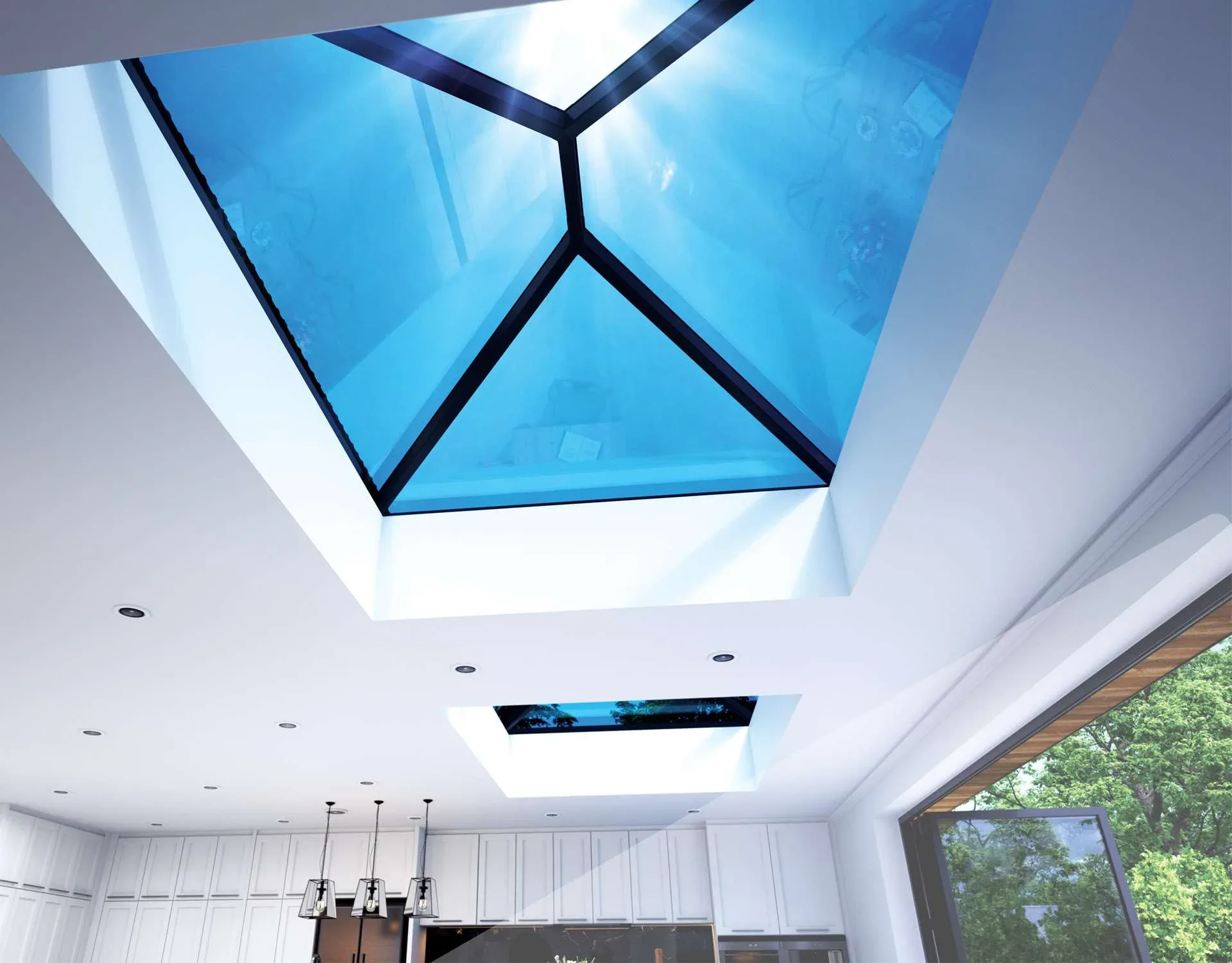 Korniche roof lantern interior design inspiration